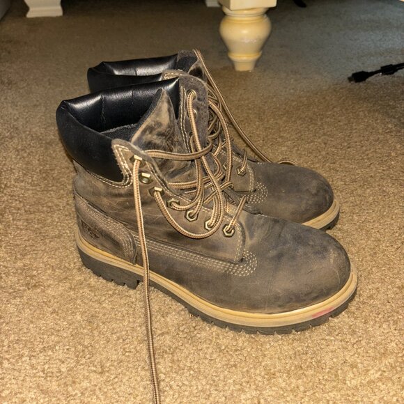 Women's Steel Toe TimberlandPro Work Boots - Picture 1 of 6